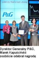 P&G wśród Liderów Filantropii 2009