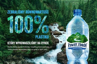 Żywiec Zdrój kolejny rok z rzędu zebrał 100% plastiku wprowadzonego na rynek