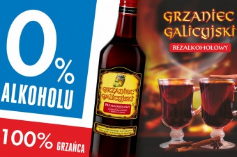 Grzaniec Galicyjski Bezalkoholowy rozgrzewa na stacjach paliw MOYA