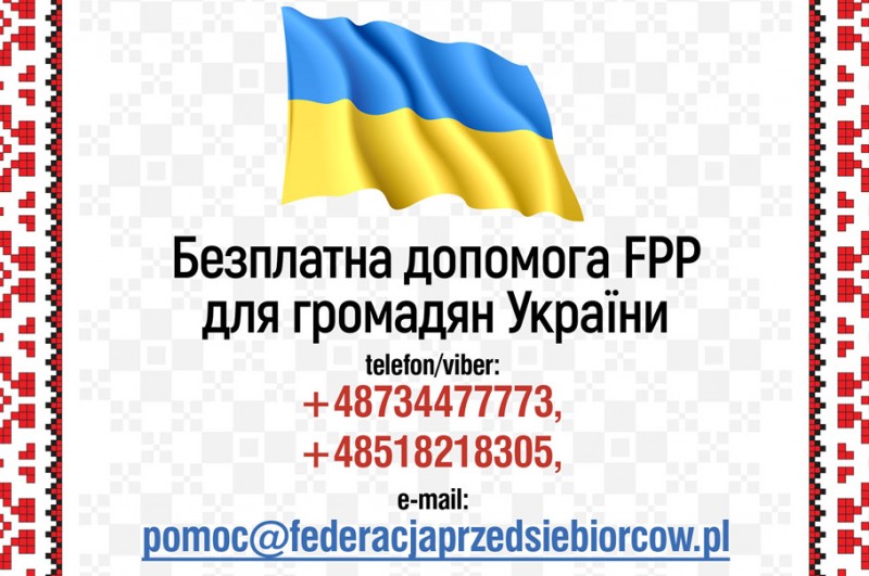 FPP organizuje pracę i mieszkania dla uchodźców z Ukrainy