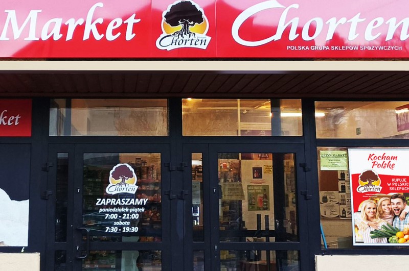 Pierwszy sklep z logo Grupy Chorten w Krakowie