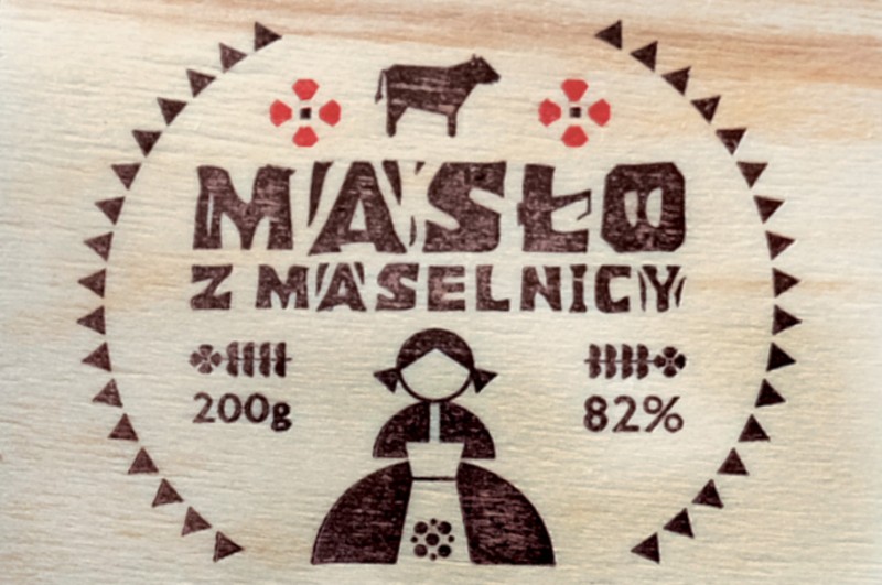 Masło z Maselnicy - najwyższej jakości w pięknym drewnianym opakowaniu