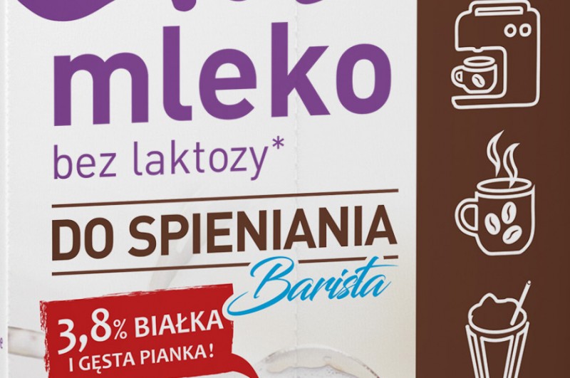 Mleko do spieniania bez laktozy od OSM Łowicz