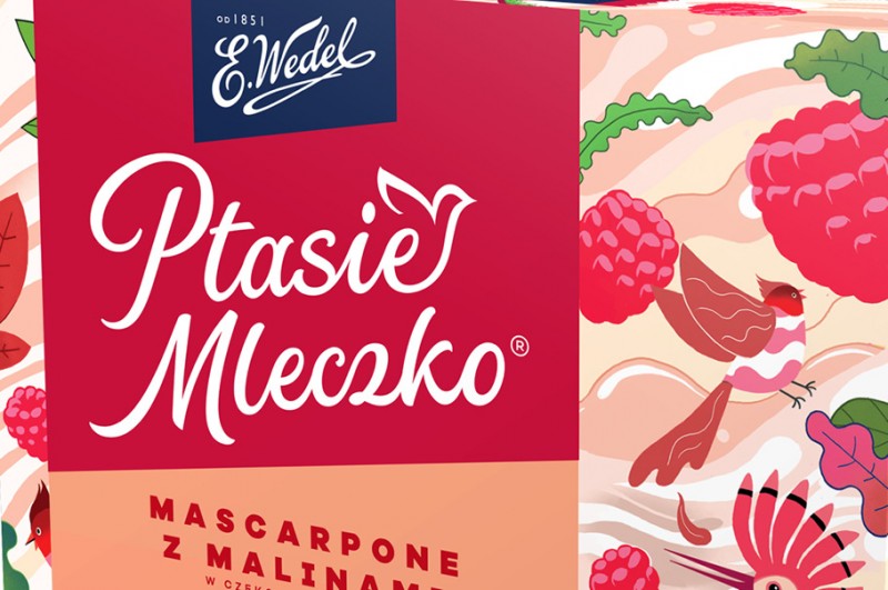 Ptasie Mleczko® Mascarpone z Malinami