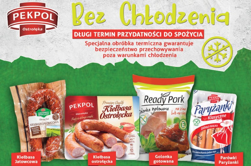 Bezpieczne produkty z długim terminem przydatności w ofercie marki Pekpol