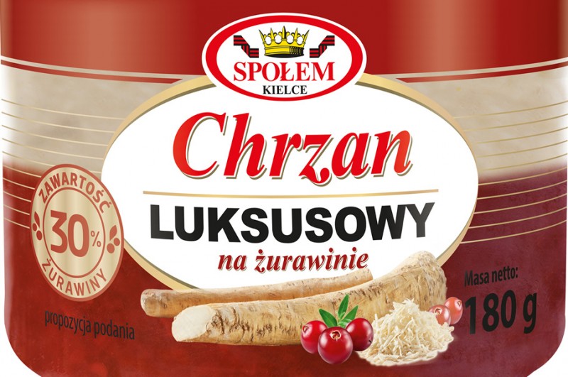 Chrzan Luksusowy na żurawinie – limitowany produkt w ofercie WSP „Społem”