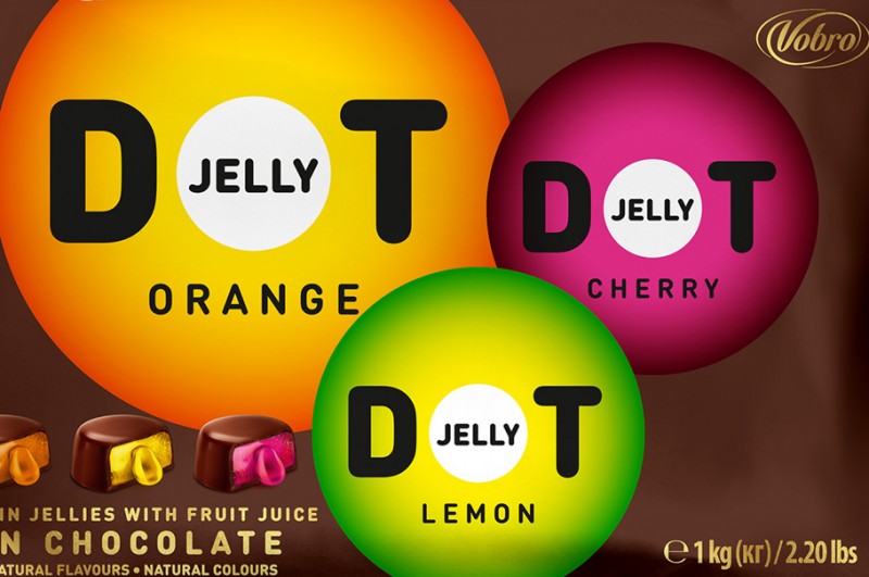 Jelly Dot in chocolate od VOBRO