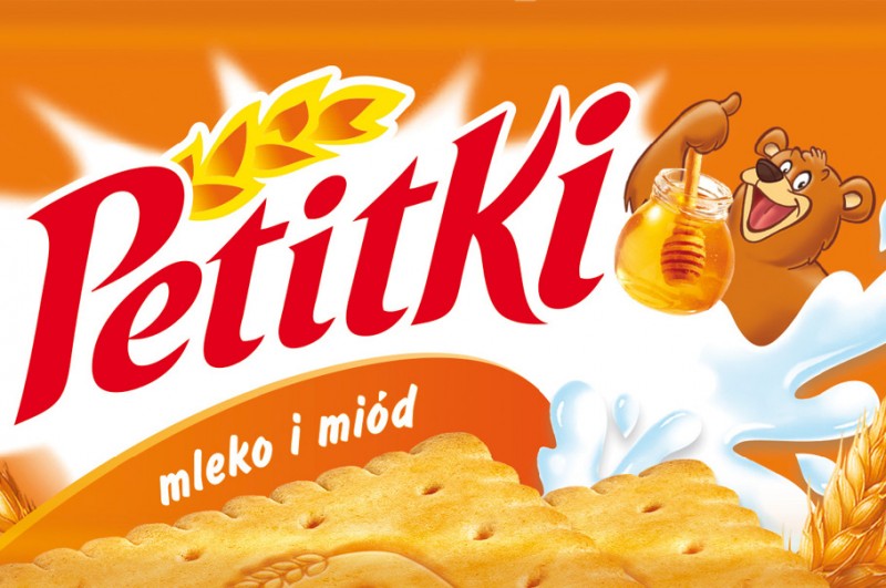 San Petitki Herbatniki Miód i Mleko 144 g