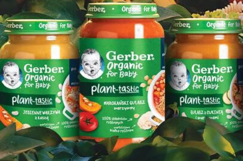 Gerber stworzył linię 100% roślinnych, zbilansowanych dań dla niemowląt i małych dzieci