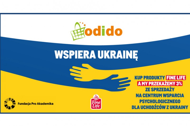 Sieć ODIDO we współpracy z Fundacją Pro Akademika wspiera uchodźców z Ukrainy