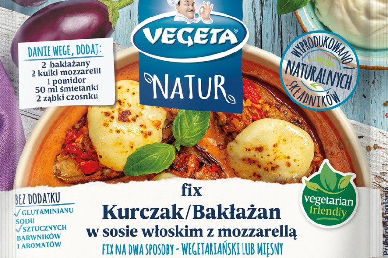 Vegeta Natur: Fixy do dań z kurczaka i dań wege