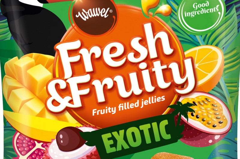 Galaretki nadziewane Fresh&Fruity Exotic od Wawel – limitowana edycja