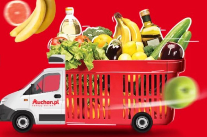 Auchan rozszerza zasięg i zakres swoich usług e-commerce 