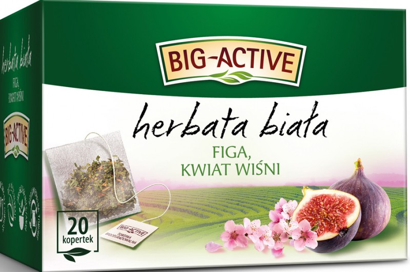 Herbata biała Figa i Kwiat Wiśni. Wyjątkowa nowość Big Active 
