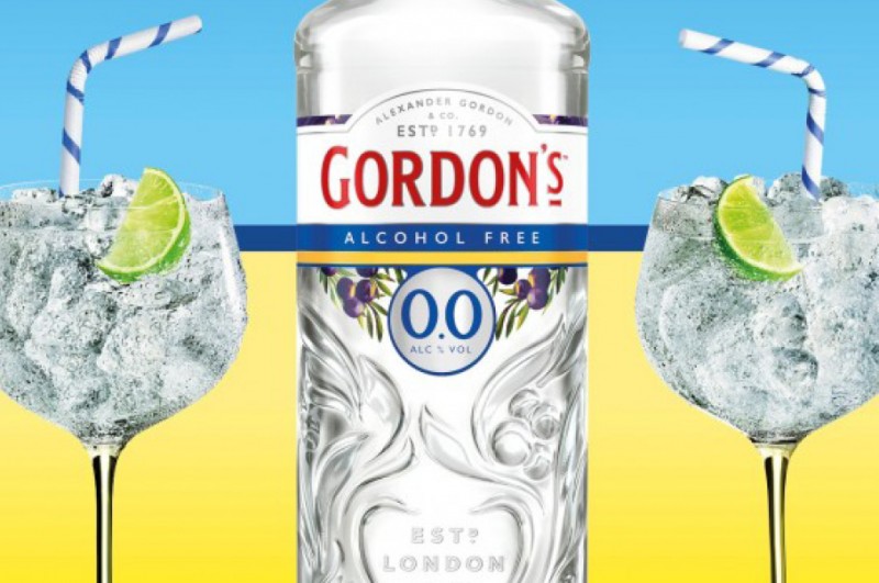0,0% alkoholu, 100% Gordon’s