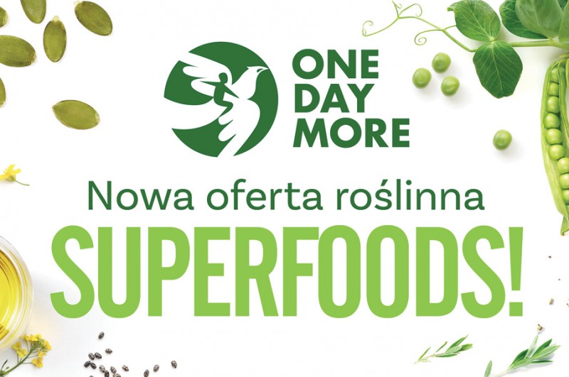 OneDayMore rozszerza ofertę o kolejne roślinne produkty prozdrowotntne
