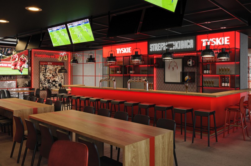 Tyskie i PGE Narodowy otwierają bar w sportowym centrum Polski
