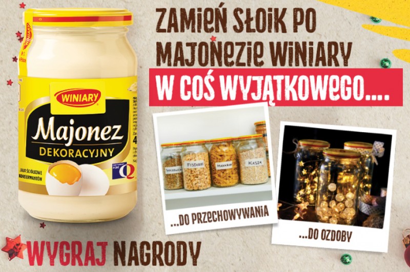 Marka WINIARY startuje z kolejną edycją  konkursu konsumenckiego „Drugie życie słoika” 