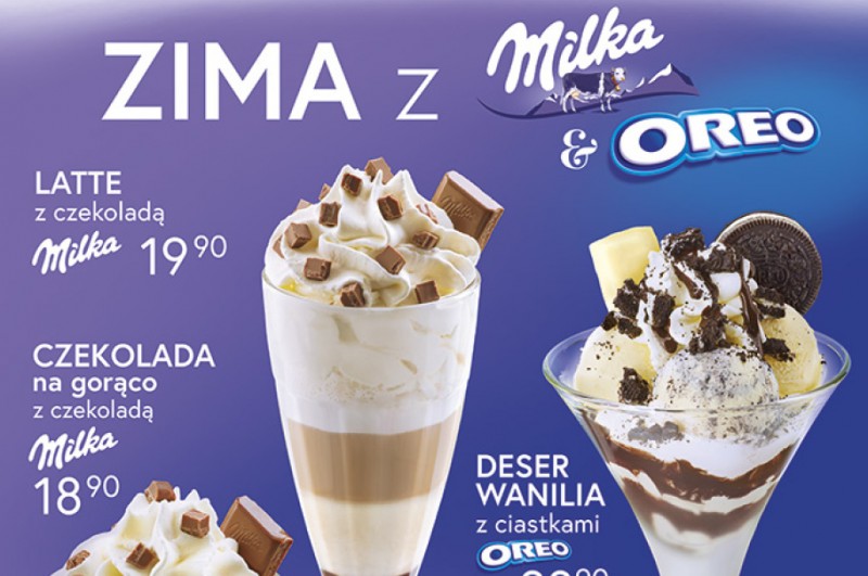 Milka & Oreo – zimowe przysmaki u Grycana 