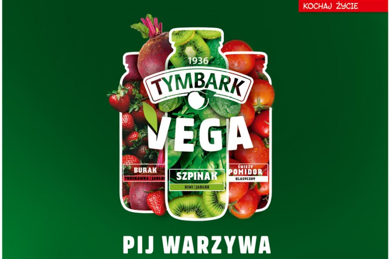 Tymbark Vega – nowe soki warzywne już dostępne w sprzedaży! 