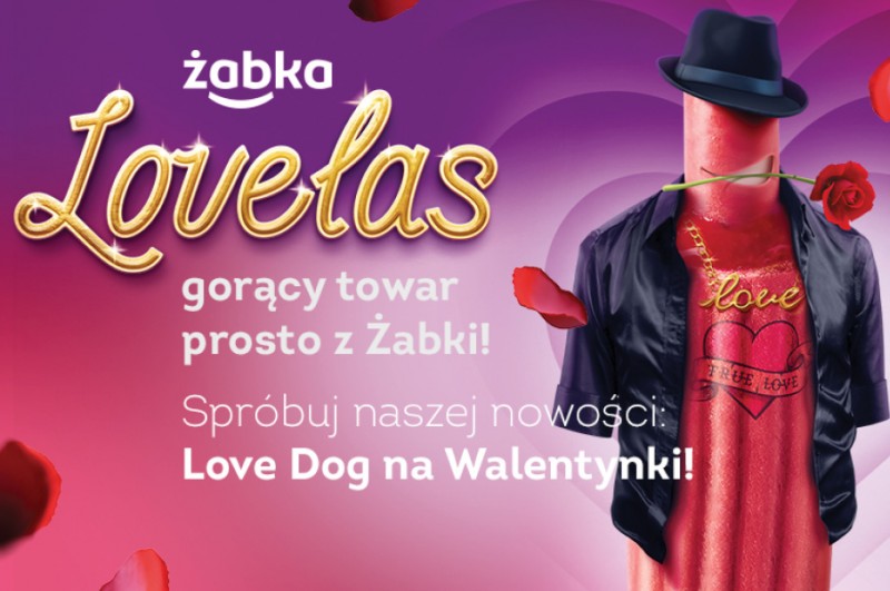 Love Dog – różowy hot dog w walentynkowej ofercie Żabki 