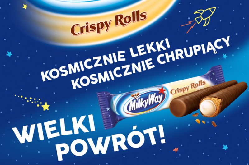 Wielki powrót Milky Way Crispy Rolls®