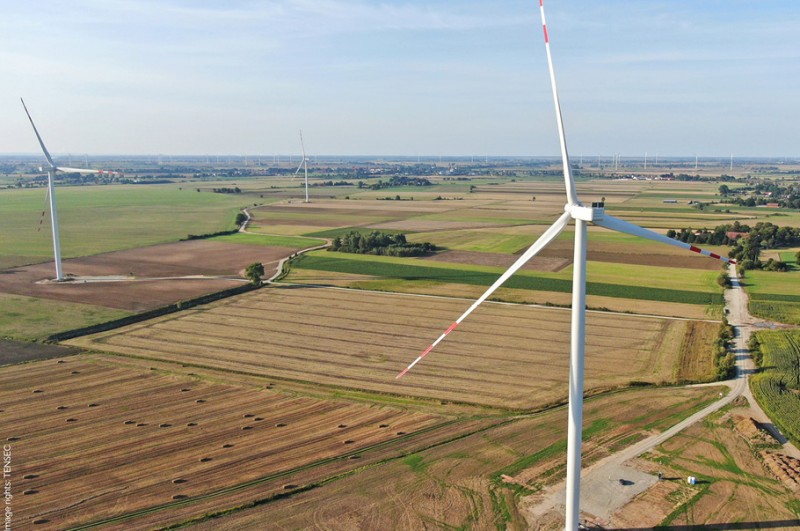 Farma wiatrowa LECH Nowy Staw III RWE rozpoczęła produkcję energii elektrycznej dla browarów Kompanii Piwowarskiej