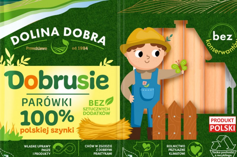 Dobrusie Parówki 100% polskiej szynki