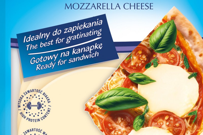 Mozzarella od Mlekpolu teraz do kupienia także w plastrach