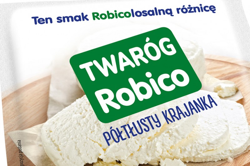 Twaróg Robico półtłusty krajanka