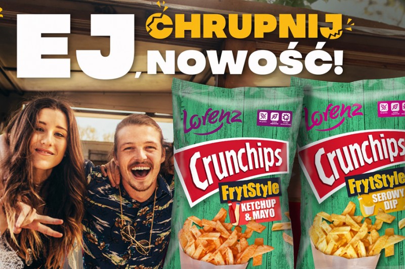 Crunchips FrytStyle – pierwsze chipsy w kształcie frytek! 