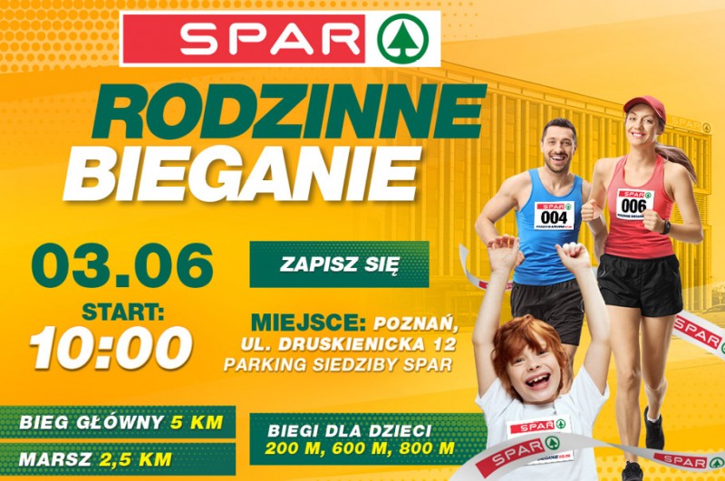 Druga edycja rodzinnego biegania ze SPAR