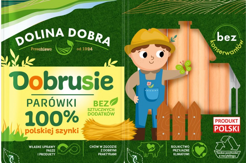 Dobrusie Parówki 100% polskiej szynki