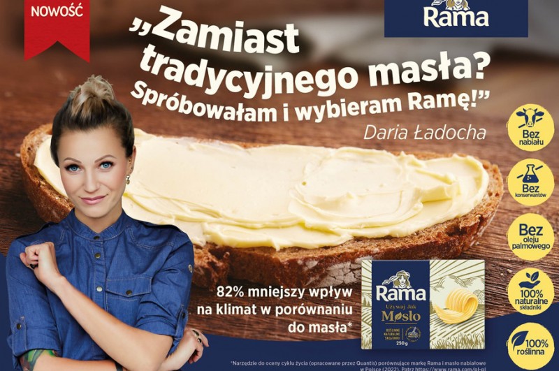 Rama Używaj jak M@sło 100% naturalna, 100% roślinna i 100% funkcjonalna – rewolucyjna alternatywa dla masła