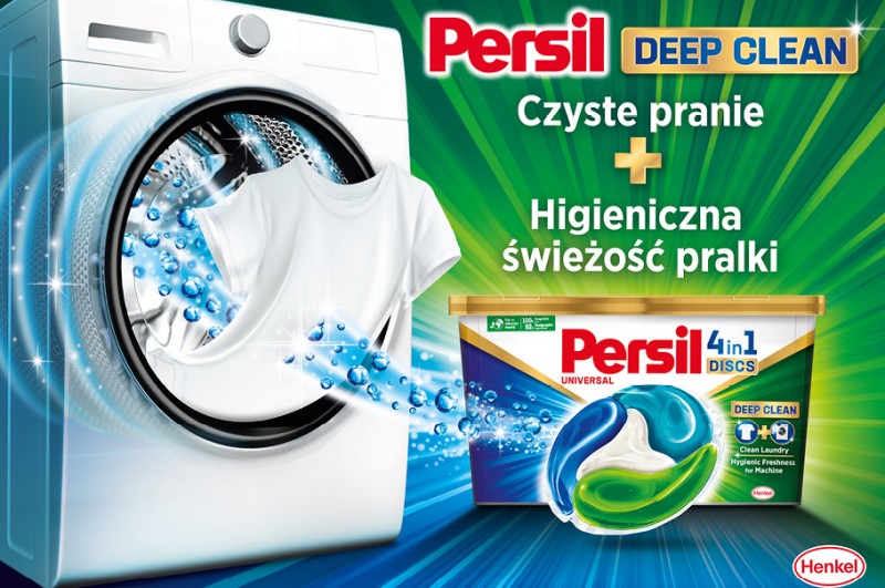 Persil Discs – świeżość pralki zawita do TV & Digitalu