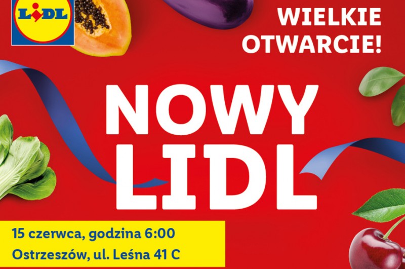 Lidl otworzył w Ostrzeszowie swój pierwszy sklep