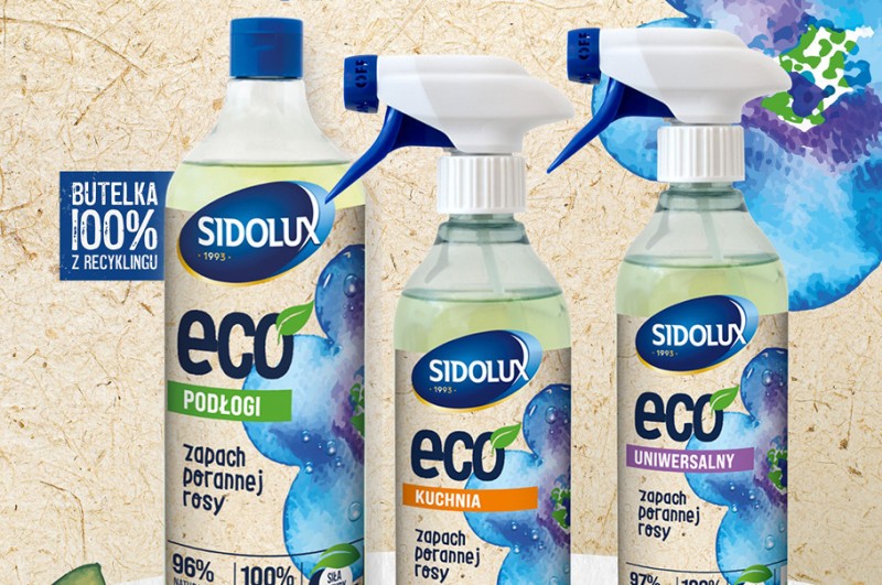 SIDOLUX wprowadza ekologiczne środki czystości