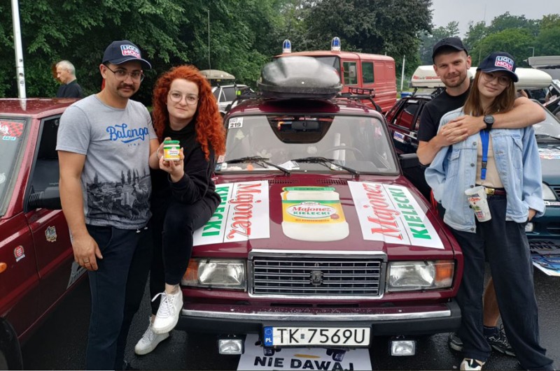 Majonez Kielecki wspiera Rajd Złombol 2023