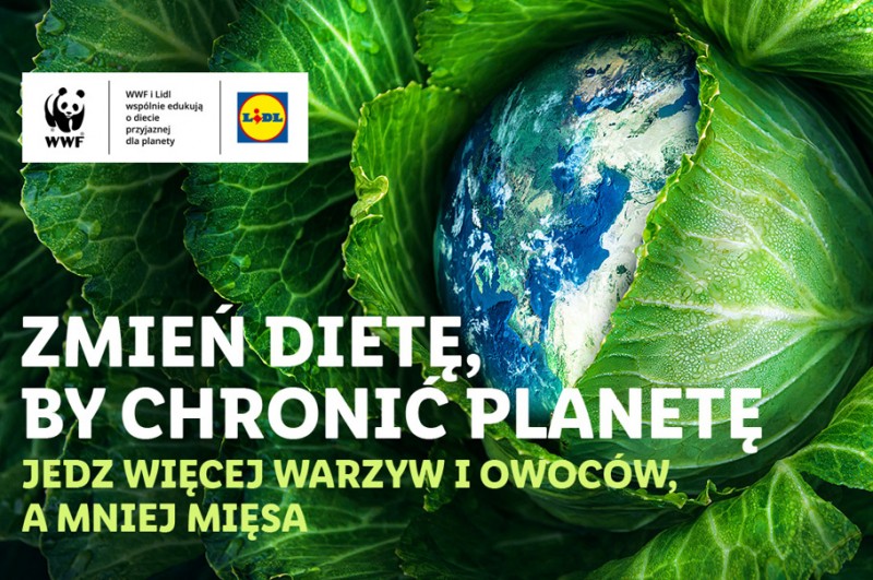 WWF Polska i Lidl Polska podsumowują kampanię  „Dieta przyjazna planecie”