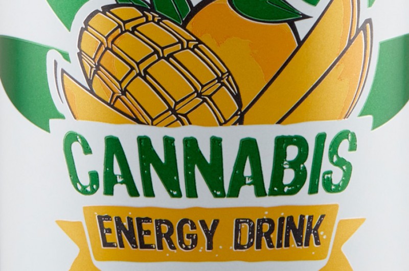 Komodo Energy Drink Cannabis Mango 250 ml