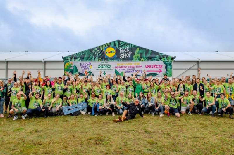 Sklep Lidla na Pol’and’Rock Festival odwiedziło ponad 115 000 klientów