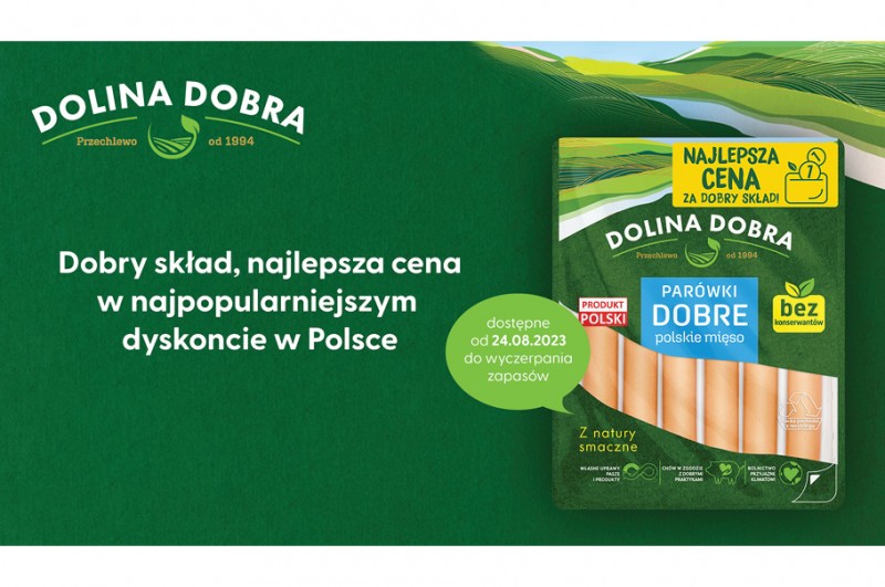 Najlepsza cena za dobry skład - Parówki Dobre ponownie w sklepach sieci Biedronka