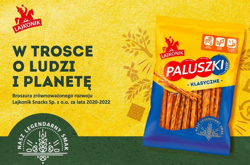 W trosce o ludzi i planetę. Pierwsza broszura zrównoważonego rozwoju Lajkonik Snacks Sp. z o.o. jest już dostępna