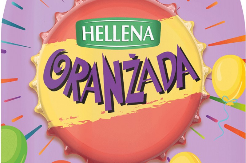 Nowość od marki Hellena –  Oranżada Hellena Party o smaku waty cukrowej dla najmłodszych!
