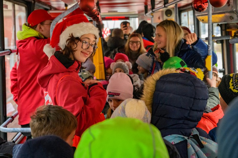Świąteczne tramwaje KitKat wyruszyły w trasę