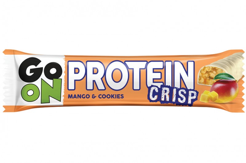Marka GO ON rozszerza swoją ofertę batonów proteinowych Crisp o nowy smak mango.