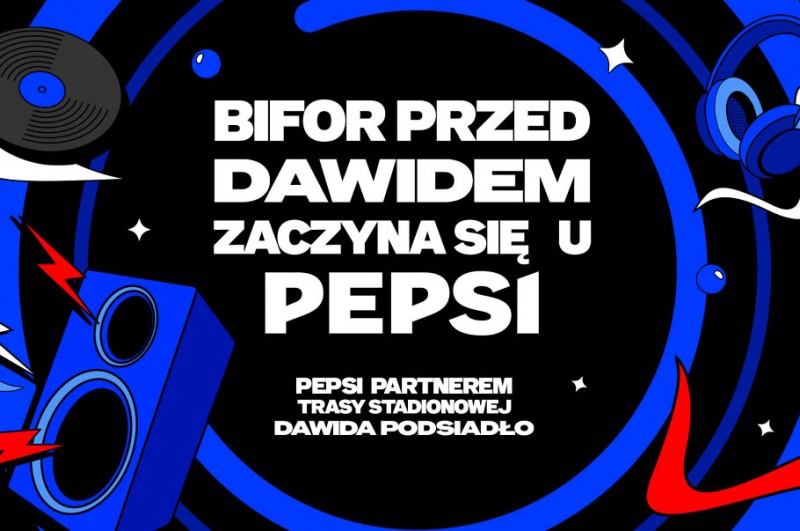 Pepsi partnerem trasy stadionowej Dawida Podsiadło