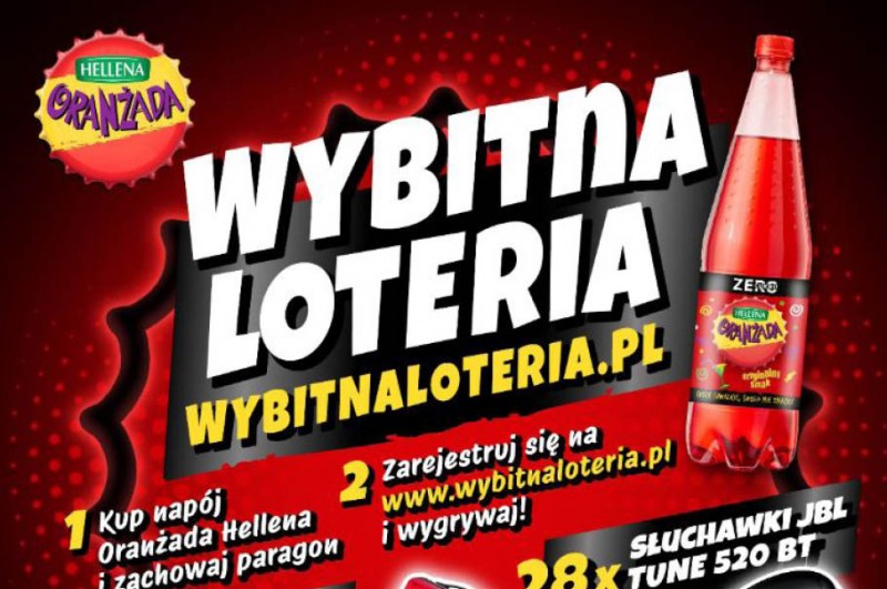 Startuje „Wybitna Loteria” konsumencka marki Oranżada Hellena