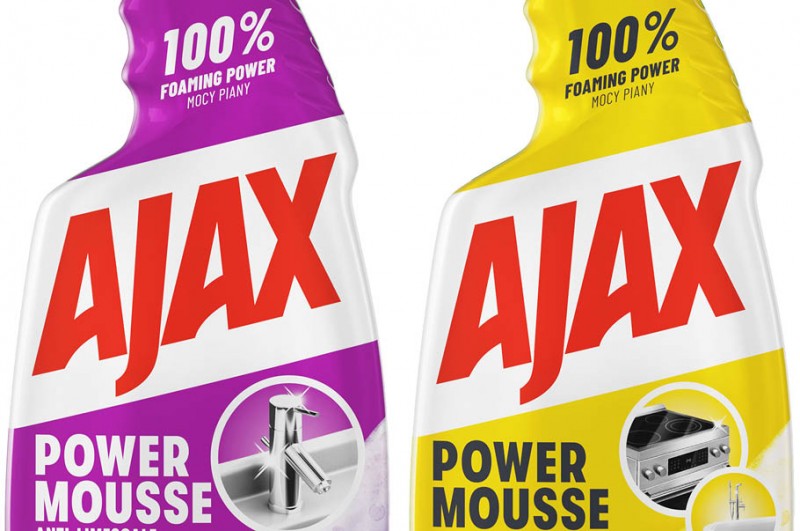 Czystość na błysk – poznaj moc piany Ajax Power Mousse!