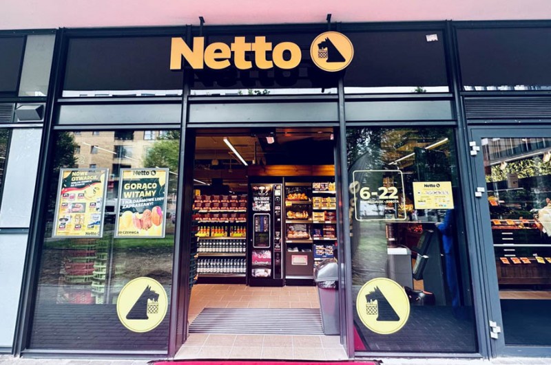 Nowy sklep Netto w Warszawie